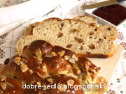 Domáca kvásková vianočka - recept