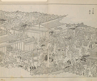 江戸時代の日本橋魚市の風景