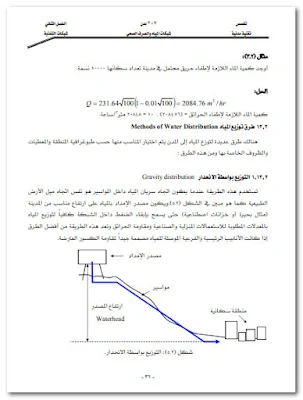 كتاب شرح شبكات المياة والصرف الصحي