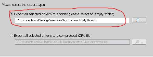 Bagaimana Cara backup driver yang sudah terinstal di 