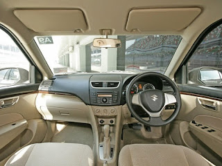 New Maruti Swift Dzire Internal Interior