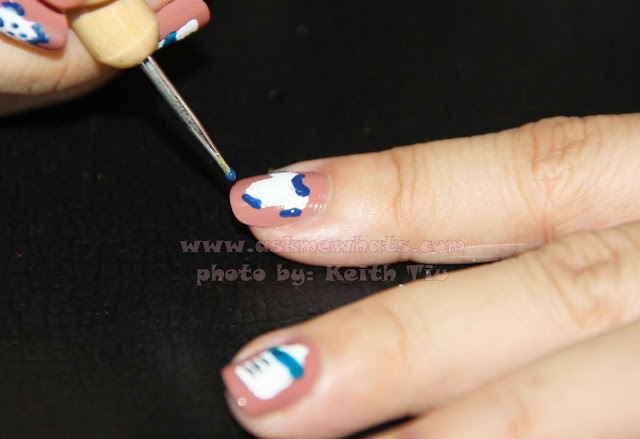 A photo of It's a Baby Boy Nail Art