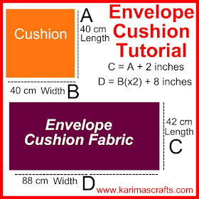 quick envelope cushion tutorial muslim blog
