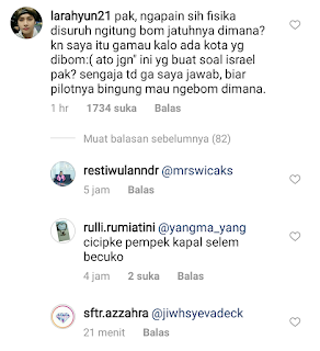 Aksi Kocak Pelajar Kelas 12 SMA Menyerang Instagram Mendikbud