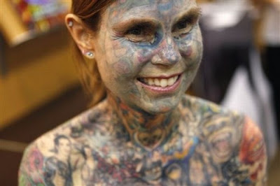 Julia Gnuse, the Most Tattooed Woman in the World www.coolpicturegallery.net
