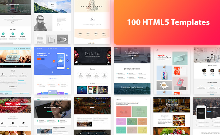 100 Template Collection HTML5 - Responsive Blogger Template