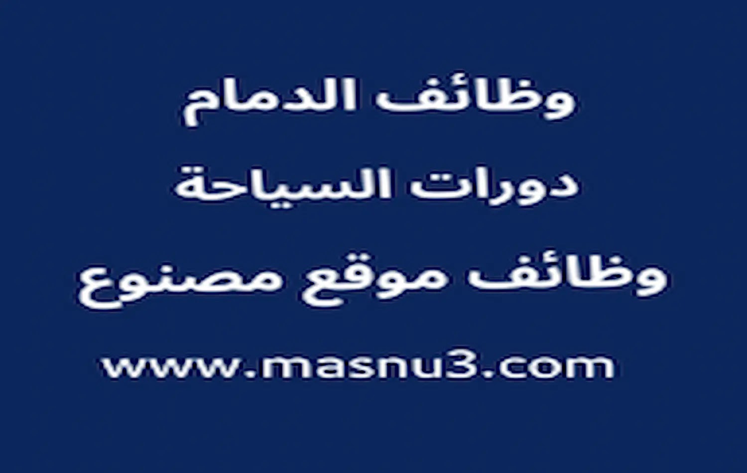 تدريب 100 الف شاب وشابه في القطاع السياحي