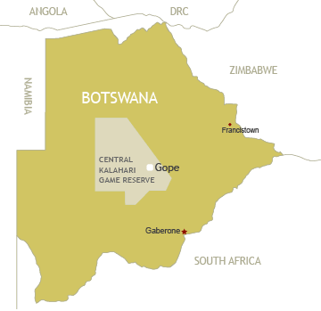 map of botswana. Botswana map of otswana.