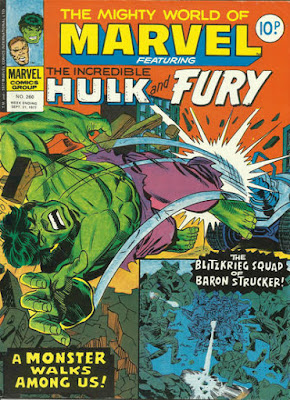 Mighty World of Marvel and Fury #260, the Hulk