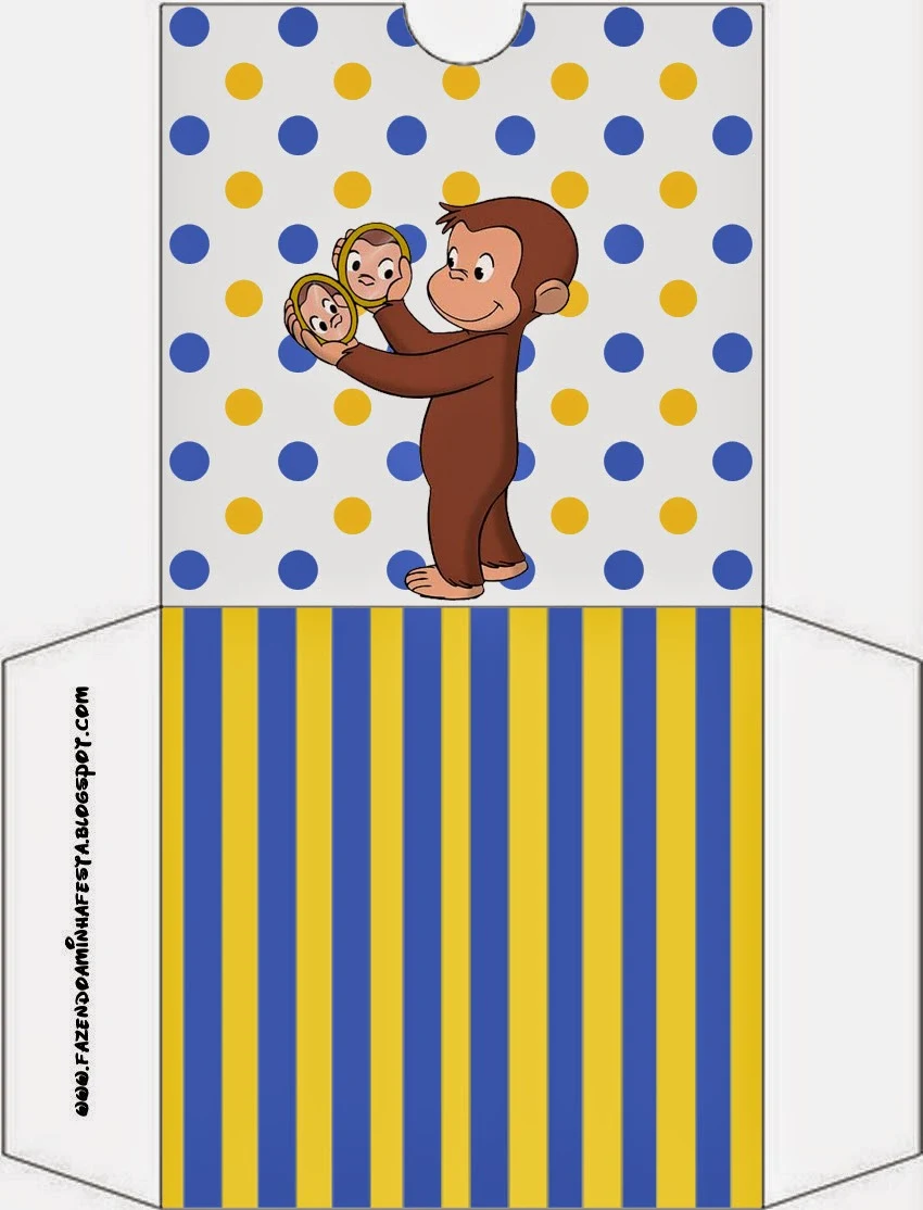 Curious George Free Printable CD Case.