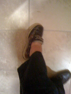 sperrys with jeans @ Brittany's Cleverly Titled Blog