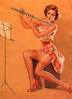 Pearl Frush flautist pin-up