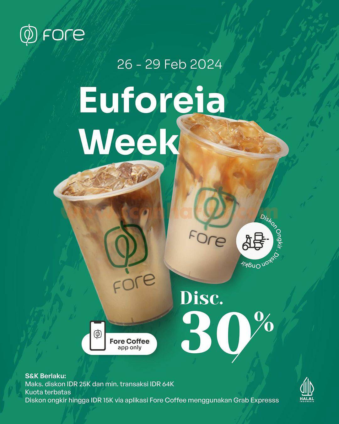 Promo FORE COFFEE PAYDAY TREATS Diskon 40%
