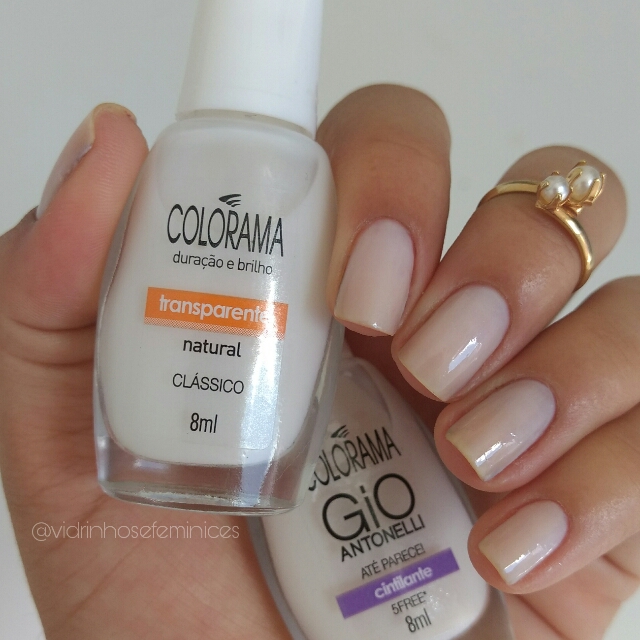 esmalte colorama clássico + até parece 