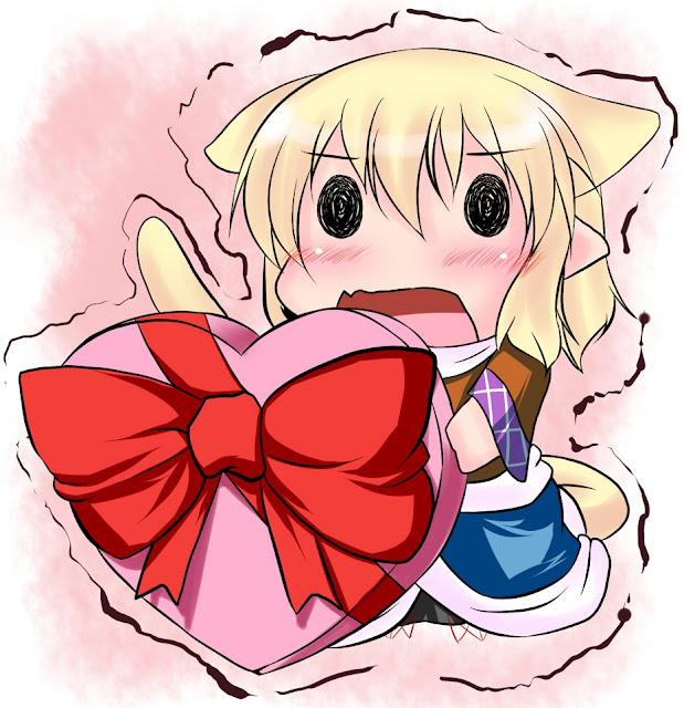 touhou chibi,chibi valentines,valentine