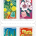 Philatélie, carnet de timbres Fleurs et Douceurs