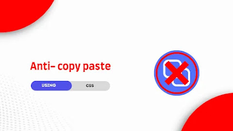 How to implement anti-copy paste text using CSS