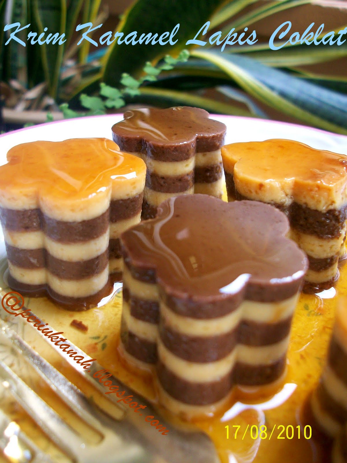 Periuktanah: Krim Karamel Lapis Coklat