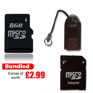 8GB Micro SD memory Card TF MicroSD 8 GB 4G Brand New with Extras