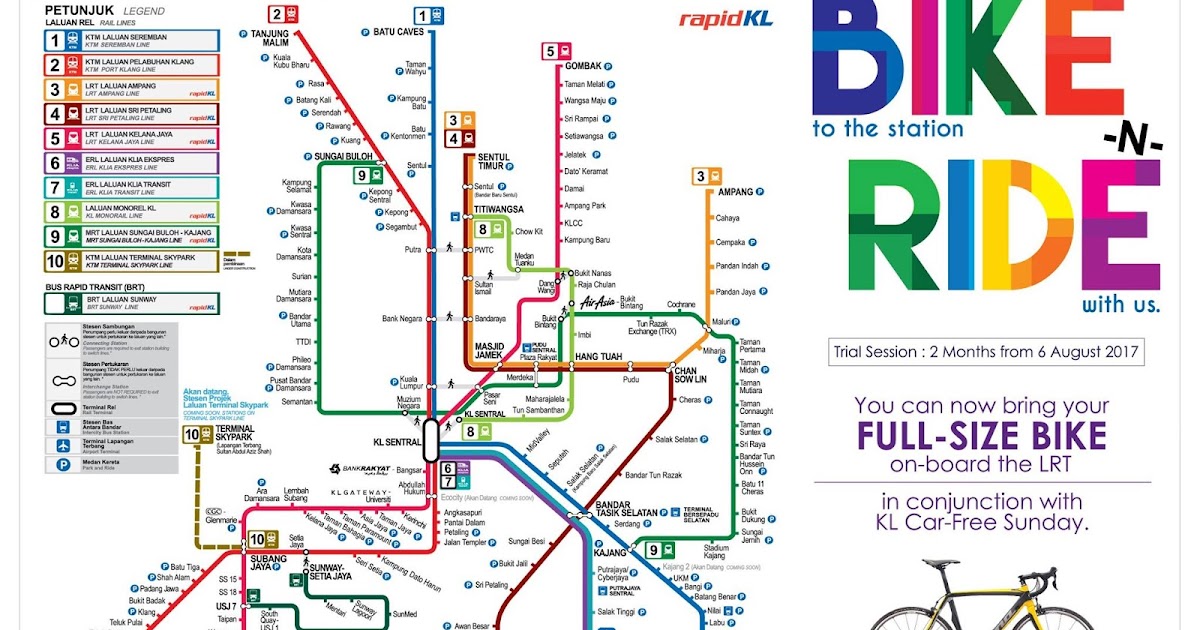 Rapid KL 50% OFF LRT, MRT, BRT & Monorail Fares Price ...