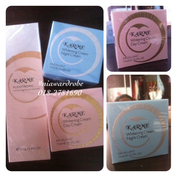 NIA Wardrobe: KARME WHITENING SKIN CARE