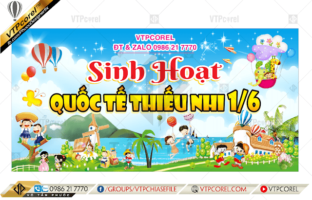 Sinh hoạt quốc tế thiếu nhi 1-6