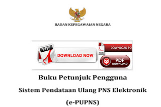 Download Buku Petunjuk BKN e-PUPNS 2015 