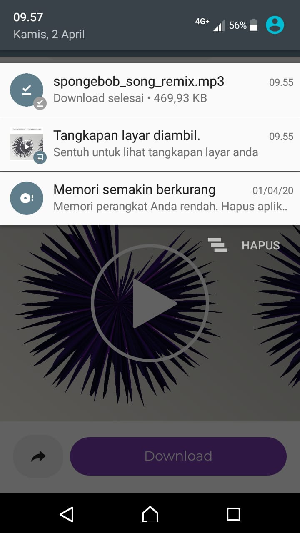 masang ringtone di android