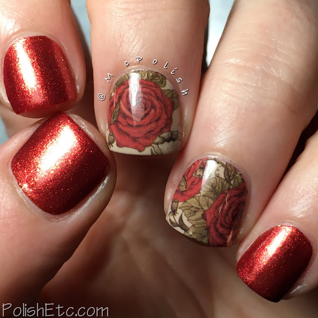 Red Nails for the #31DC2018Weekly - McPolish - AEngland Gloriana