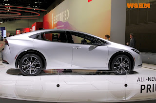 wheels and heels magazine coverage photo of all new 2023 Toyota Prius