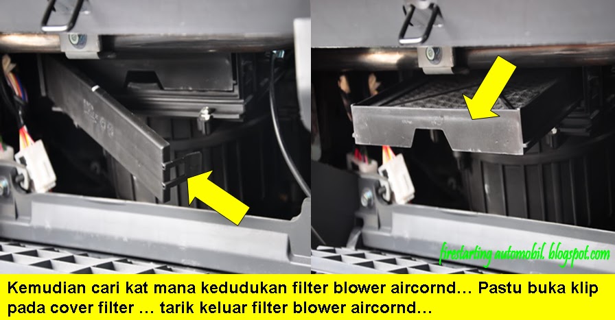 cara servis aircond kereta kelisa