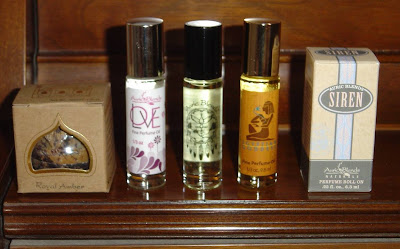 Auric Blends five perfume products.jpeg