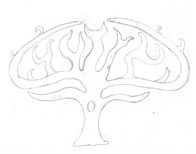 Tree Outline sketch