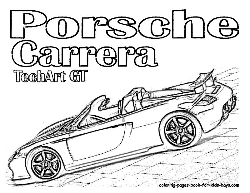 Disegni da colorare: Auto sportive (Formula uno,Ferrari, Porsche  title=