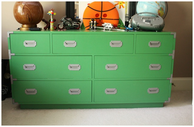 green dresser
