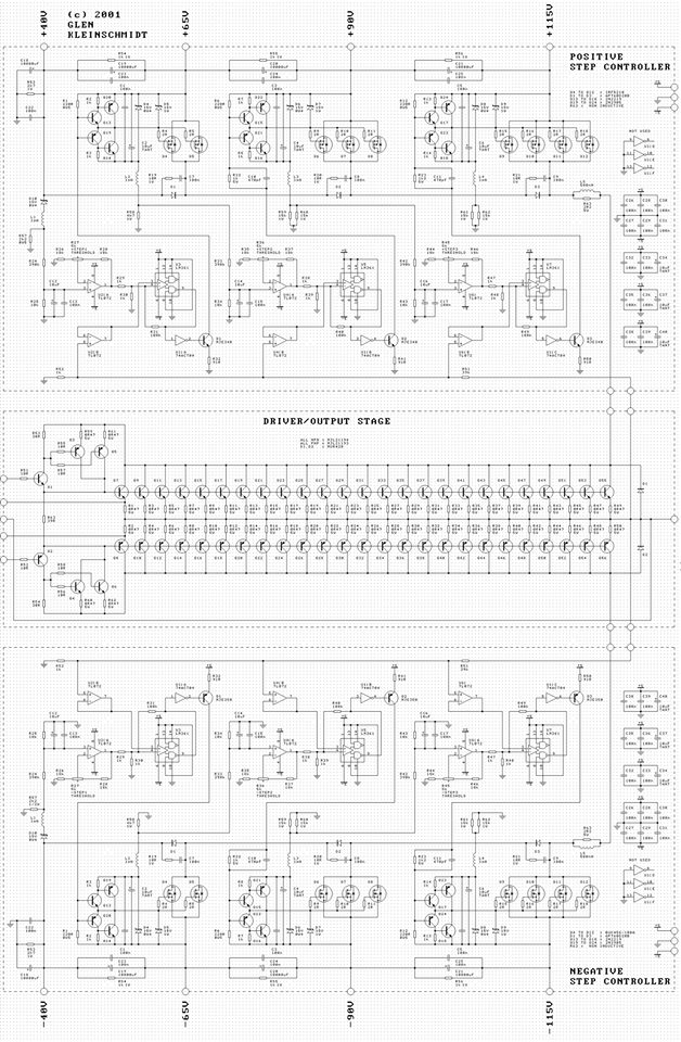 DK Tech PCB Audio Power AMPLIFIER SKEMA  POWER AMP CLASS  