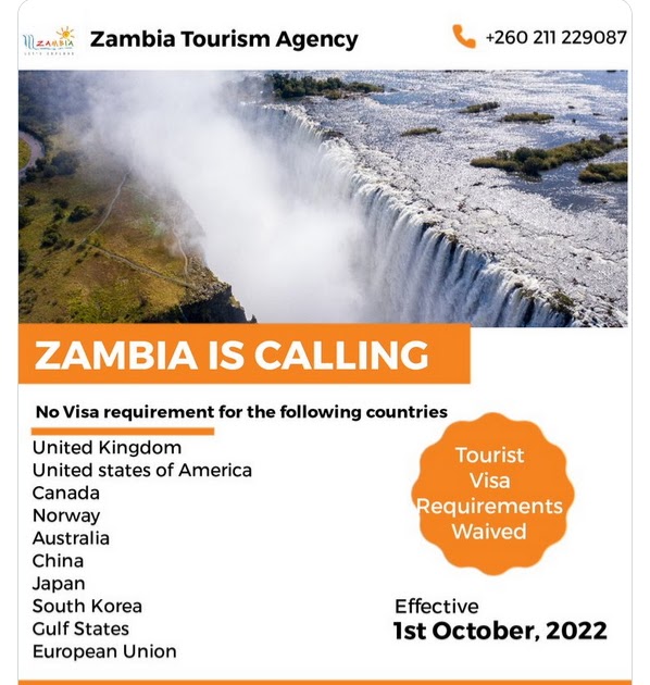 cost of tourist visa zambia