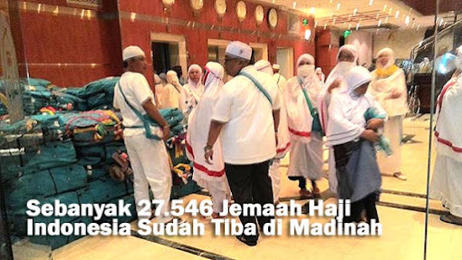 Sebanyak 27.546 Jemaah Haji Indonesia Sudah Tiba di Madinah