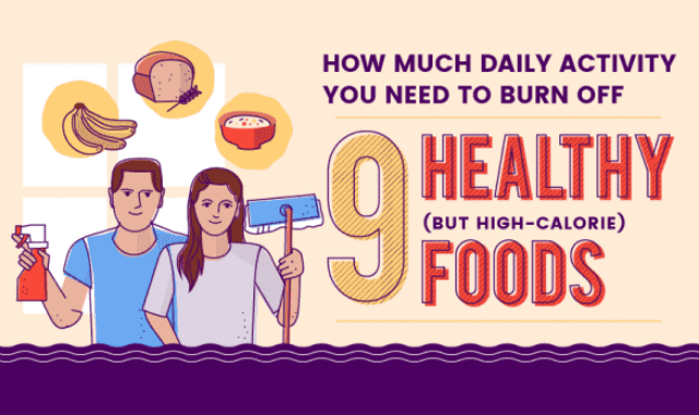 How Much Daily Activity You Need To Burn Off: 9 Healthy (But High-Calorie) Foods