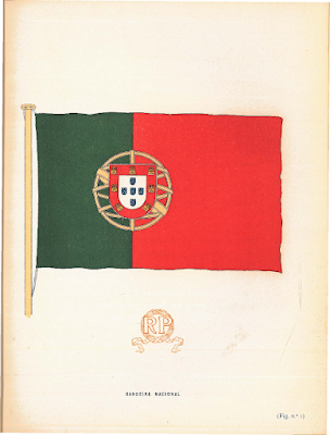 "Bandeira nacional" em Bandeira nacional: Modelo aprovado pelo Governo Provisório da República Portuguesa (1911).