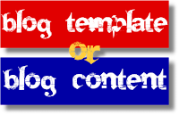 Blog Content Or Blog Template