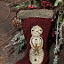 A Freebie for you! Punch Needle Snowman Stocking!