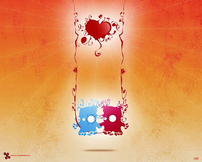 Valentines wallpaper 2009. Posted by blogger