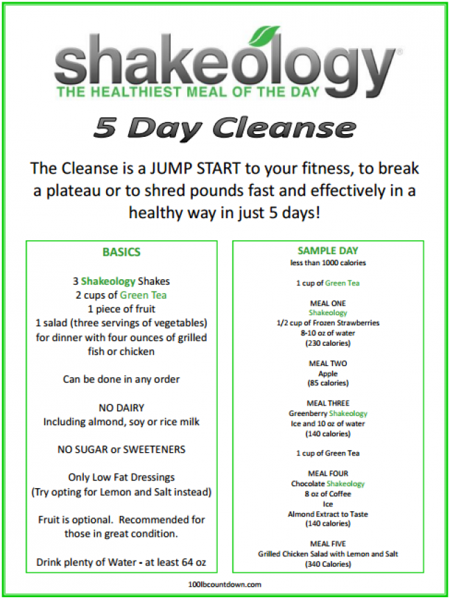 7 day cleanse results : #1 Detox Body