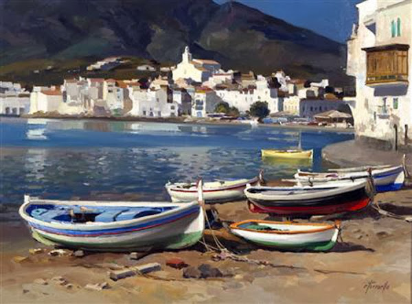 Ezequiel Torroella, Cadaqués en pintura, Pintura Catalana, Pintores españoles, pintura española, impresionismo español