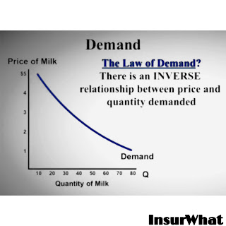 the Low of Demand microeconomics with Graphs