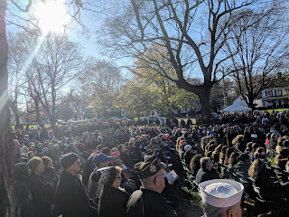 part of the more than 2,000 gathered for the ceremony