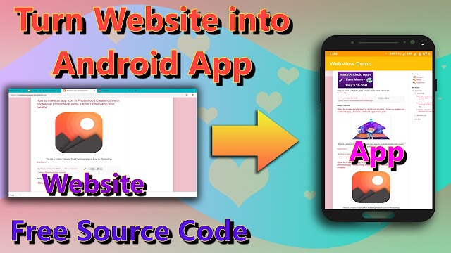 Convert website to android app | How to make a website an app | Website to android app