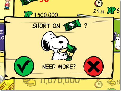 Short on Snoopy Dollar