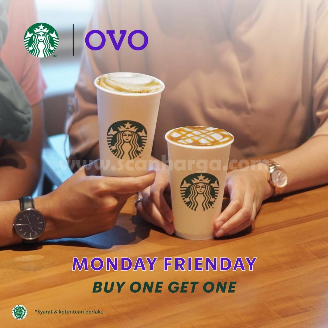 Promo OVO STARBUCKS Beli 1 Gratis 1 Minuman Favorit